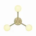 Nordlux Deckenleuchte CONTINA, 3-flammig, 3x G9, messing/gebürstet