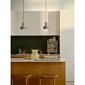 pendant luminaire MATIS E27 IP20, light brown dimmable