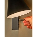 Nordlux wall luminaire WILMER rotatable E14 IP20, black 