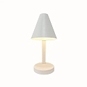 Tischlampe WILMER, E14, IP20, drehbar, weiß