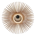 Nordlux pendant luminaire MANAGO E27 IP20, brown dimmable