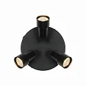 Nordlux Deckenleuchte BOSTON, 3-flammig, 3x GU10, IP20, schwarz