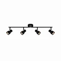 Deckenleuchte BOSTON, 4-flammig, 4x GU10, IP20, schwarz