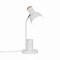 table lamp DEVONE  adjustable, with lamp socket E27 IP20, wood, white 