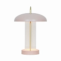 Nordlux LED Akku-Tischlampe MIRANO PORTABLE, 3W, 3,7V, 3000K, 150lm, IP20, Moodmaker, staubrosa