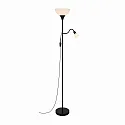 Nordlux Stehleuchte LAURIA mit Lesearm, 1x E27/1x E14, IP20, schwarz