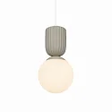 pendant luminaire SADIE E14 IP20, beige dimmable