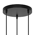 Nordlux canopy LUANA  3-fold, black
