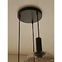 Nordlux canopy LUANA  3-fold, black
