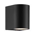 Nordlux Outdoor Wandleuchte DION SINGLE, GU10, IP44, IK02, dimmbar, schwarz