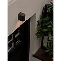 Nordlux Outdoor Wandleuchte DION SINGLE, GU10, IP44, IK02, dimmbar, schwarz