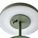 Nordlux LED Solar Akku Tischleuchte ELMER SOLAR, 2W, 3000K, 25/50/100lm, IP44, IK02, dimmbar, grün