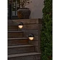 Nordlux outdoor wall luminaire SCORPIUS MAXI round E14 IP44, black dimmable