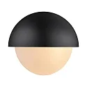 Nordlux outdoor wall luminaire SCORPIUS MAXI round E27 IP44, black dimmable