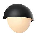 Nordlux outdoor wall luminaire SCORPIUS MAXI round E27 IP44, black dimmable