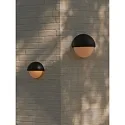 Nordlux outdoor wall luminaire SCORPIUS MAXI round E27 IP44, black dimmable