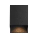 Nordlux Outdoor Wandleuchte NICO, eckig, GU10, IP54, IK03, dimmbar, schwarz