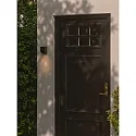 Nordlux Outdoor Wandleuchte NICO, eckig, GU10, IP54, IK03, dimmbar, schwarz