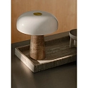 Tischlampe GLOSSY MIN, E14, IP20, beige
