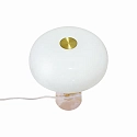 design for the people by Nordlux table lamp GLOSSY MIN E14 IP20, opal white, red 
