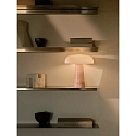design for the people by Nordlux table lamp GLOSSY MIN E14 IP20, opal white, red 