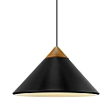 pendant luminaire KINTO E27 IP20, black dimmable