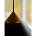 pendant luminaire KINTO E27 IP20, black dimmable