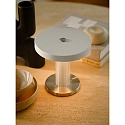 design for the people by Nordlux LED Akku-Tischlampe TREZZI PORTABLE, 5W, 3,7V, 3000K, 390lm, IP20, Moodmaker, weiß
