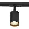 1-phase spot EXPLORE LINK GU10 IP20, black dimmable