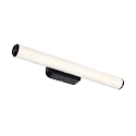 Nordlux LED Bad-Wandleuchte VIRELLE 50, IP44, 12W 3000/4000K (CCT Switch) 800lm 150°, CRi>90,  Diffusor gerippt, dimmbar, schwarz