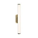 LED Wandleuchte VIRELLE 50, 150°, 12W, 3000/4000K, 800lm, IP44, dimmbar, messing