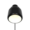Nordlux Wandstrahler LOUELLA, E14, IP20, schwenk-/drehbar, schwarz