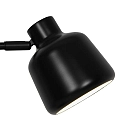 Nordlux Tischlampe LOUELLA, E14, IP20, schwenk-/drehbar, schwarz