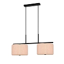 Pendelleuchte VIVIENNE DUAL, 2x E27, IP20, schwarz