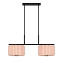 Nordlux pendant luminaire VIVIENNE DUAL 2 flames E27 IP20, beige, black dimmable