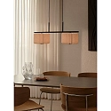 Nordlux pendant luminaire VIVIENNE DUAL 2 flames E27 IP20, beige, black dimmable