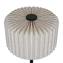 Nordlux Tischlampe VIVIENNE, E27, IP20, beige/schwarz