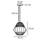 Nordlux pendant luminaire MALUCA E27 IP20, white dimmable