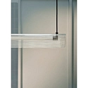 Nordlux LED Pendelleuchte ALIANI, 20W, 3000K, 1600lm, IP20, dimmbar, schwarz/klar
