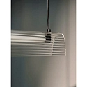 Nordlux LED Pendelleuchte ALIANI, 20W, 3000K, 1600lm, IP20, dimmbar, schwarz/klar