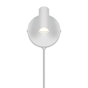 Nordlux LED Wandstrahler OMARI, 41°, 3,2W, 2700K, 320lm, IP20, rund, schwenk-/drehbar, weiß