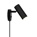 Nordlux Wandstrahler VICO, GU10, IP20, schwenk-/drehbar, schwarz