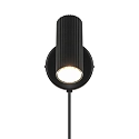 Nordlux Wandstrahler VICO, GU10, IP20, schwenk-/drehbar, schwarz