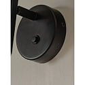 Nordlux Wandstrahler VICO, GU10, IP20, schwenk-/drehbar, schwarz