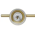 Nordlux Pendelleuchte LILLY, 5-flammig, E14, IP20, messing / Glas opalweiß