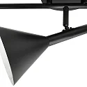 Nordlux Deckenleuchte KELVIS, 3-flammig, GU10, IP20, schwarz
