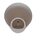 Nordlux floor lamp IZARA 110 E27 IP20, beige 