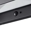 solar wall luminaire MARCELLIO with sensor IP54, black 