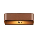 Nordlux solar wall luminaire MARCELLIO with sensor IP54, brown 