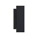 Nordlux outdoor wall luminaire CLARINI E27 IP54, seaside black dimmable